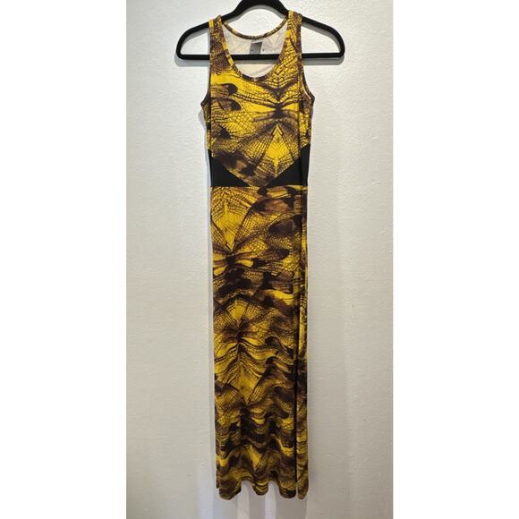 Malwee Dresses & Skirts - Malwee Brazil Women’s Size Medium Abstract Maxi Dress Sleeveless Tribal Boho